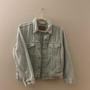Levi's Light Gray/Blue/Green Denim Jacket